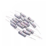 10PCS 5W 5 탄소 필름 저항기 1R - 1M 2 2R 10R 22R 47R 51 : 튼튼이네가게