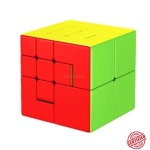 [Picube] MoYu MeiLong 인형 매직 큐브 3x3x3 스티커없는 교실 퍼즐 1 2 전문 장난감 : 넥스바이