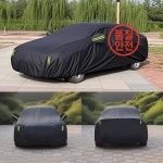 검정색 긁힘 방지 자동차 커버 - 및 자외선 다양한 모델에 대한 종합 보호 야외 주차 : 송정산업