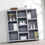 내집방 H6274 10칸 바퀴형 책장 1200 서재인테리어 거실서재화 : 내집방2