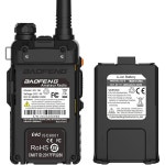 BAOFENG UV-5R 양방향 라디오 핸드헬드 햄 듀얼 밴드 워키 토키(5R-2PACK) 1 8.27 High Gain Antenna : 벨테오
