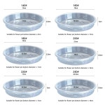 10PCS ND FLOWER DESKTOP STORAGE PLASTIC POT CLEAR 140 : 모아클럽