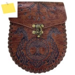 중세 바이킹 머니 파우치 가방 코스프레 액세서리 Hangable 벨트 주사위 남성 여성 가죽 Drawstring 동전 지갑 : 세븐키덜트아레나