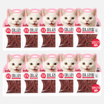 더캣츠 미니리얼 고양이간식 오리고기, 70g, 10개 : 개통령