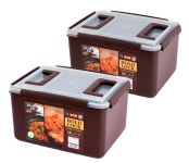 주식회사성우라인 김치통 김치락 김장철 밀폐용기 14L, 2개 : 주식회사 성우라인