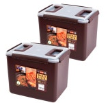주식회사성우라인 김치통 김치락 김장철 밀폐용기 20L, 2개 : 주식회사 성우라인