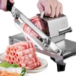자동 냉동육 슬라이스 업소용 대패 고기 슬라이서 정육점 냉동 육절기 양고기 : 백호물류