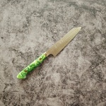 초심 vg10 혼야키 키리츠케 페티나이프 150mm 그린 아크릴웨스턴핸들 일식 쉐프나이프 : 카쿠나이프