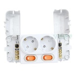 멀티콘센트 개별 스위치 2구 벽 주방 책상 가정용 전기용품 : 우엔마켓