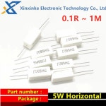 30 33 RX27 1R 전력 5W 시멘트 100 22 1R 20 25 10 1M 15 10PCS 저항 100R 1K 5R 저항 10R 200K : 머시마켓15호점