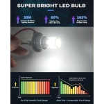 UNXMRFF 10팩 1142 1076 RV 전구용 전구 조명 전구 흰색 트렁크 전구 1130 BA15D LED 야드 #90 트레일러 전구 조경 LED 캠퍼 1075 1176... 