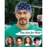 남성용 여성용 여름 비니 보호 모자 성 왜소 케모 캡 암 머리 배기 해골 수면 나이트캡 A-g1528-stripped One Size : 스마트컴퍼니20