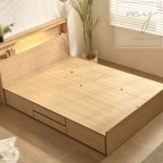 내집방 H8325 2단 수납 LED 침대 Q 서랍형침대프레임 퀸프레임 : 내집방2