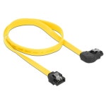 래치가 있는 SATA3 직렬 케이블 PC 3.0 6Gbps 하드 드라이브용 18 인치 직각 6 : 넥스바이