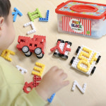 플라팜 글자블럭 한글공부 161pcs 레고호환 블럭 교구 : 플라팜