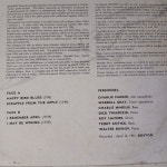 [수입 중고 LP] J3725 Charlie Parker – The Happy Bird : 예음레코드