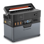 올파워 300W 휴대용 발전소, 무선 충전이 가능한 288Wh/78000mAh 태양광 발전기, S300LUS(피크 600W) 파워 뱅크 배터리, 6개 출력, 야외... 