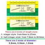 밴드 시계 도구 머리핀 분할 수리 9 8 핀 링크 스트랩 0 1 연결 바 로드 0.8mm integer 524mm : 에스에스컴퍼니12