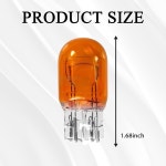 브레이크 전구 T20 1891/7443 이중 필라멘트 자동차용 범용 교체용 (10개세트) : 아마픽커