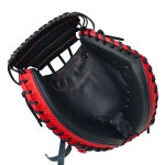 [당일출고] 원에이티 프로선수 지급용 포수미트 와규 MDA C-24 뱀피 레드 블랙 오픈백 : 야수베이스볼