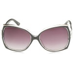 제시카 심슨 여성 J5234 오버사이즈 빈티지 버터플라이 선글라스 : 보석함2