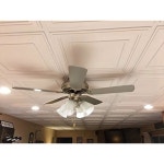 완전한 직접 장착 천장 타일 및 그리드 키트(125평방피트, 흰색) : 비비디파이777