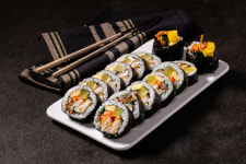 [맛비] 선진 김밥돈까스 1.7kg (85g x 20개) 간편한 김밥용 분식집 업소용 : 맛비