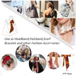 여성 핸드백 스카프 밴드 헤어넥 DS-7L 가방 kcctoo DS-XP 패션 2/6/10팩 선물 1 2pcs Leopard Print Scar : 스스다