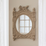 꼬끄시그루 벽거울 프레시오, 그레이앤틱 앤틱 프렌치 화장대 침실 포인트 거울 : 메종드파리