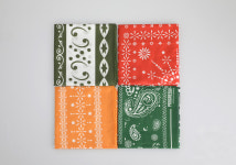 도매 손수건제작 면100% 풀칼라 소량인쇄가능 스카프 동호회 기업행사기념품[50x50] : 포유기프트 스토어