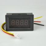 0 고전압 테스터 GWUNW 4 고정밀 DC 인치 9V 디스플레이 1000V LED 36 비트 전압계 전압 999 디지털 BY436VG 빨간 48X26MM : 솔레이리빙