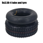 전기 삼륜차 용 공압 타이어 내부 튜브 외부 타이어 9 인치 9x3.50-4 9x3.5-4 : 델루아6744a