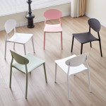 알엠즈 클로버 식탁의자 플라스틱 디자인 카페 인테리어 의자 : 알엠즈