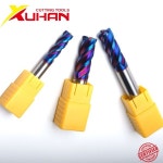 12 3 4mm HRC65 플루트 초경 텅스텐 CNC 밀링 노즈 커터 도구 코너 엔드 : 거리아