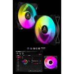 4 케이스 5V ANTEC 선풍기 PWM 게임용 C 냉각 핀 팬 3 컴퓨터 PC 검정 하얀색 ARGB : 에스에스컴퍼니13