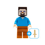 레고 미니피규어 21115 마인크래프트 스티브 (무기포함) min056 : 브릭갤러리