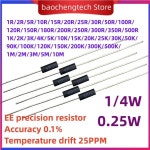 EE high stability metal film low-temperature drift sampling precision 0.25W 1/4W 1R 0.1% 25PPM : 원드림종합상사2
