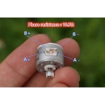 10pcs 15mm 스테핑 모터 PM15S 15 12mm 2 상 4 선 스테퍼 18 15T 기어 포함 : sell47