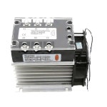 팬 및 라디에이터가 있는 3상 고체 상태 릴레이 24-480VAC 10/25/40/60/80A 제어 AC SSR(25A) 10A : 글로비토리