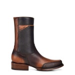 퓨커스 가죽과 소 가죽으로 만든 쿠아드라 남성 카우보이 부츠 Brown 6.5 : 레몬스토리2