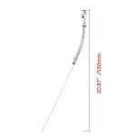 Chevy 용 자동차 크롬/블랙 엔진 딥 스틱 튜브 1957-1979 289 302 305 307 327 350 355 383 400 406 부품 : 솔라브