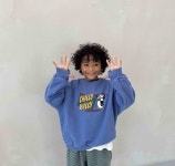 앤드버터 25겨울 펭귄워머맨투맨 : 후이즈제이