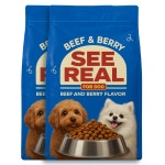 도그마루 X 펫하모니 NON GMO 소고기 슈퍼푸드 강아지사료 쇠고기, 2.2kg, 2개 : 도그마루몰