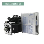 HVGZDQQD 스테퍼 모터 3상 네마34 네마42 네마52 4.5/8.5/12/16/20/24/35/50Nm 14/19mm 샤프트 AC80-240V EC3522 EC3822 드라 : 위시팝