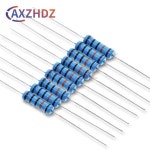50개 1/2W 0.5W 1R - 1M 금속 필름 저항기 1% 2R 47R 330R 2k 1K 4.7K 51 62 75 120 옴 K Ω : 칼리브