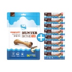 자연애 오래씹는 덴탈껌 헌터본 연어(16p+8p), 360g, 1개 : 카카오독