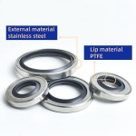 PTFE 샤프트 씰 82838590100/105/110/115/1208/10/12/13/14mm 스테인레스 스틸 오일 공기 압축기 액세서리 : 크리스탈 코퍼레이션