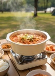 은박 알루미늄 1회용 오뎅탕 직화 포장 일회용 냄비 용기 1442 KJ-01442 50개 : 일회용냄비 한라비