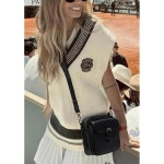 여성 남성용 소형 크로스바디 백 비건 가죽 메신저 지갑, 카드 슬롯이 있는 빈티지 숄더 지갑 Black : 양평율글로벌샵