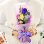 간식꽃다발 사탕꽃다발만들기 유치원 초등학교 졸업식 : 로빈생활